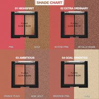 Flicka GLOW N BLOW - Blusher & Highlighter