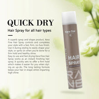 Kera Fine Hair Spray 24 HR Frizz Control 420ml