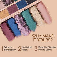 Kay Beauty Multi Texture Eyeshadow Palette - Celestial (15g)