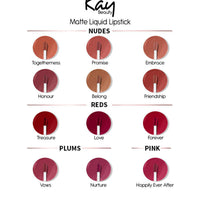 Kay Beauty Matte Liquid Lipstick Grape Seed Oil 3.5gm