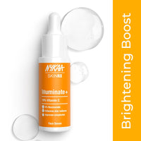 Nykaa SkinRX 10% Vitamin C Face Serum for Radiant Skin with 5% Niacinamide (30ml)