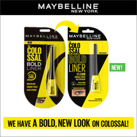Maybelline New York The Colossal Bold Liner, Smudgeproof & Waterproof Eyeliner - Bold Black (3ml)
