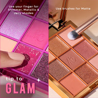 Nykaa Cosmetics 9 in 1 Highly Blendable Eyeshadow Palette (9g)