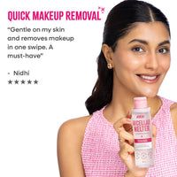 Nykaa Micellar Melter Cleansing Water - Sensitive Skin Gentle Cleanser With Vitamin C & Niacinamide (150ml)