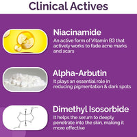 The Derma co 5% Niacinamide Daily Face Serum with Alpha Arbutin & Multivitamin - 30ml