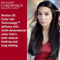Revlon Colorsilk Hair Color - No Ammonia, With Keratin & 3D Color Gel Technology, 155.61 g Black 1N