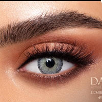 Dahab 10Ea Soft Contact Lenses Lumirere Hazel, Solitaire, Sabrin Gray Green, Sky, Cat Eye SPH 0.00