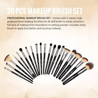 London Prime Cosmetics HD Professional Brush Set 20 Pcs (Pack of 1)