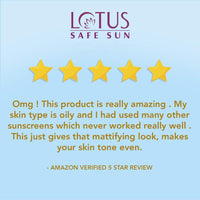 Lotus Herbal Safe Sun 3 In 1 Matte Look Daily Sunblock Spf 40Uvb All Skin Type 100g
