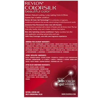 Revlon Colorsilk Hair Color - No Ammonia, With Keratin & 3D Color Gel Technology, 155.61 g Brown Black 2N