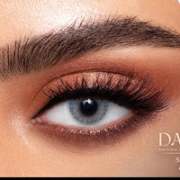 Dahab 10Ea Soft Contact Lenses Lumirere Hazel, Solitaire, Sabrin Gray Green, Sky, Cat Eye SPH 0.00
