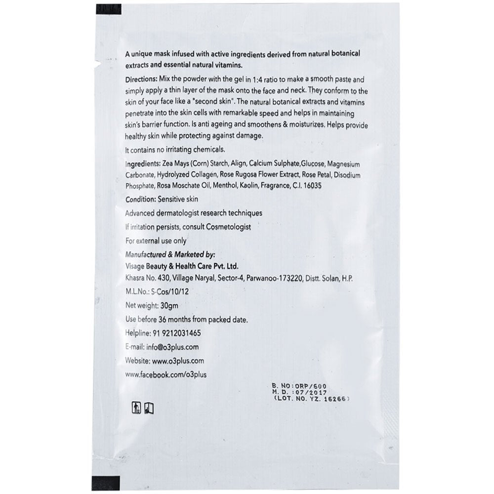O3+ Professioanl Facial Power Mask Gel 2020 120ml Mani Ram Balwant Rai