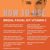 O3+ Professional Bridal Facial Kit Vitamin C Glowing Skin Single Use