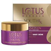 Lotus Herbals Gineplex Youth Compound Anti Ageing Nourishing Cream Preservative Free 50g