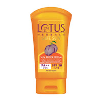 Lotus Herbal Safe Sun Block Cream Indian Summer Formula Spf 30Uvb 100g