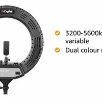 Digitek Ring Led Light 18" With Stand