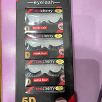 Red Cherry 5d Eye Lash 10 Pcs