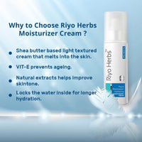 Riyo Herbs Aqua Restoration Hydrating Moisturizing Cream ( For All Skin Types ) 100ml