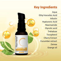 Riyo Herbs Vitamin C 20% Face Serum with Vit C,Vit E and Hyaluronic Acid 30ml