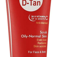 Sara Soul Of Beauty Radiance D Tan Scrub Oily To Normal Skin 100g