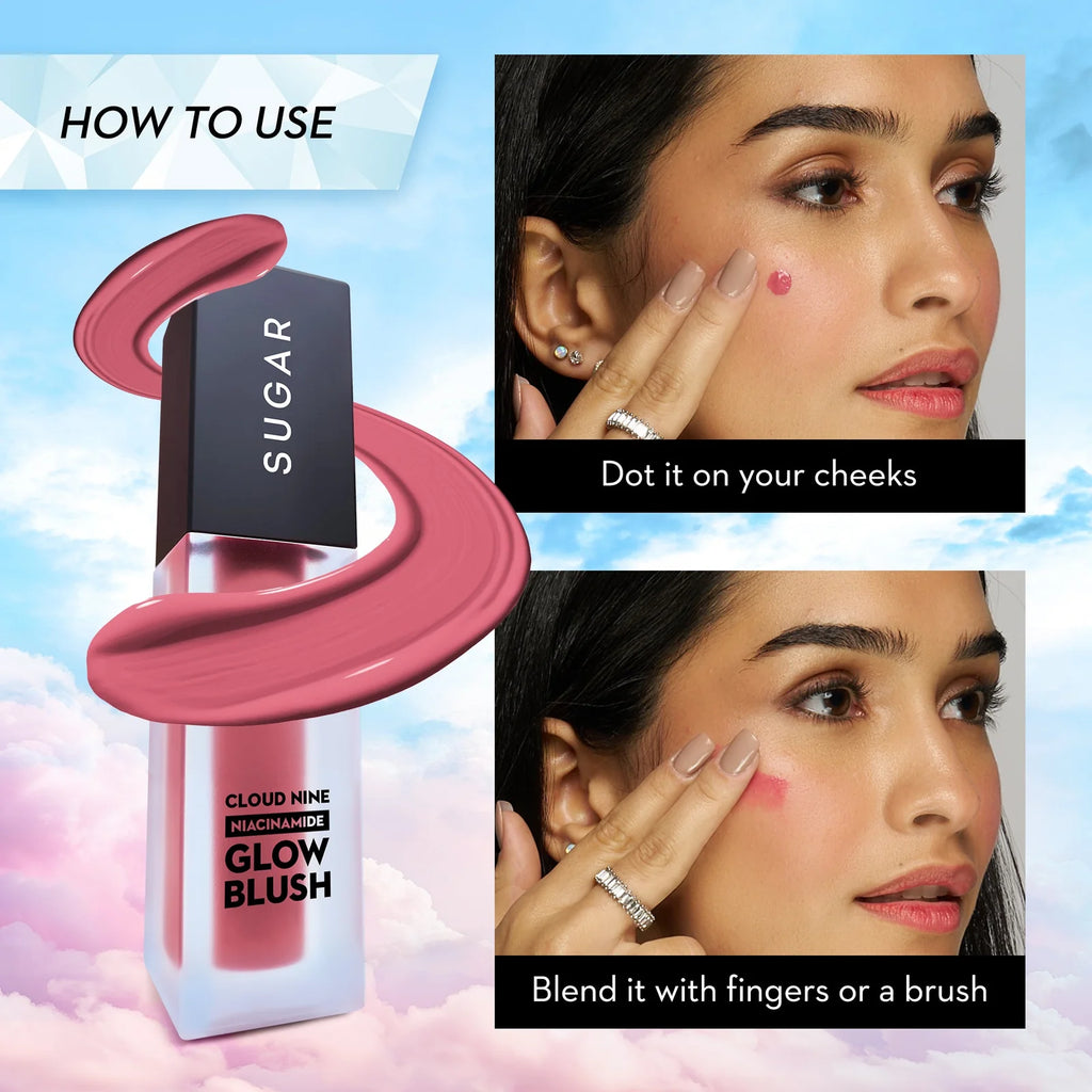 SUGAR Cloud Nine Niacinamide Glow Blush 7.6ml