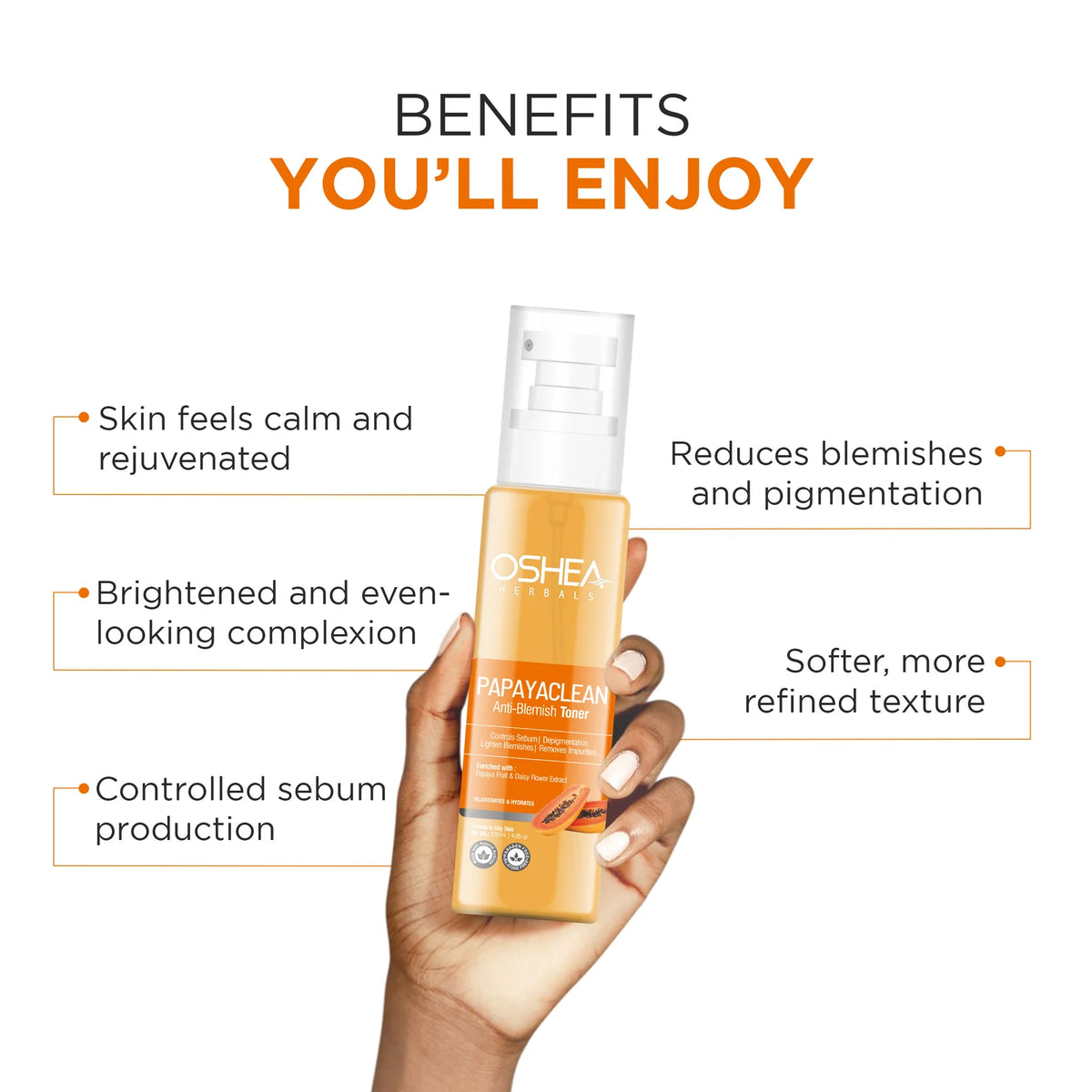 Oshea Herbals PapayaClean Anti-Blemish Toner 120ml
