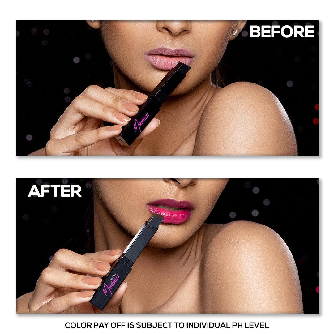 RENEE pH Stick Madness Black Lipstick Pink Payoff 3g