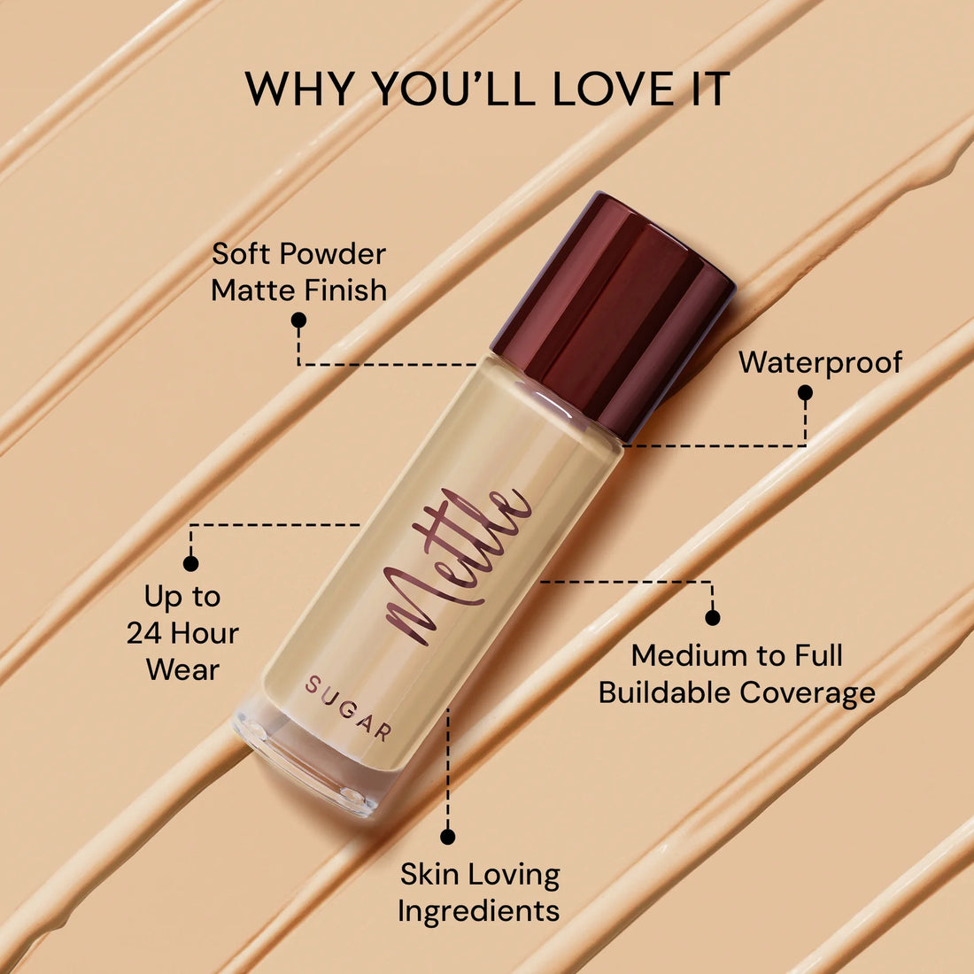 SUGAR Mettle HD Perfecting Foundation