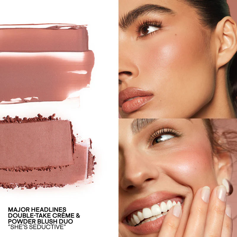 Patrick Ta For Face Double-Take Creme & Powder Blush Duo Creme Double Tenue & Poudre Blush