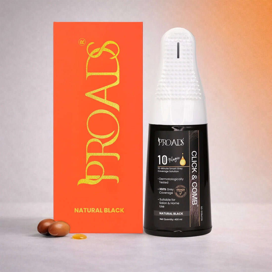 Proads India's First Click & Comb Hair Color 400ml
