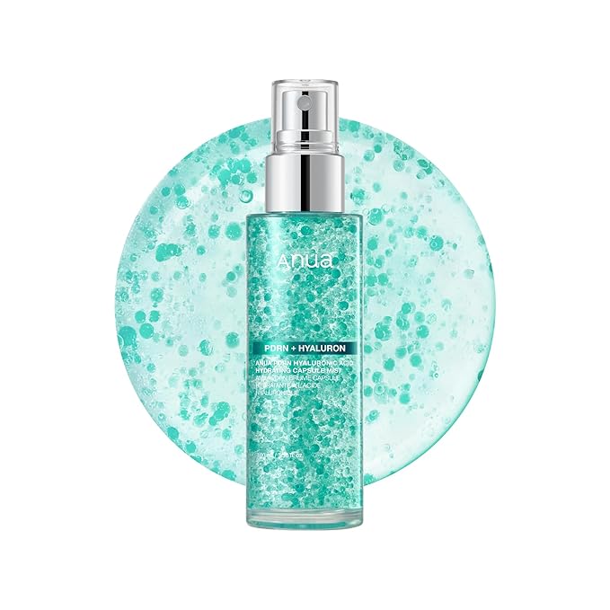 Anua PDRN Collagen Glow Facial Serum Spray with Hyaluronic Acid | Hydrating Face Mist, Dewy Glass Finish, All Skin Types, Instant Plumping, 100 ml