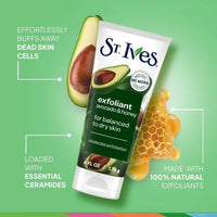 St. Ives Exfoliant Avocado & Honey For Blbanced To Dry Skin Avocat et miel 170