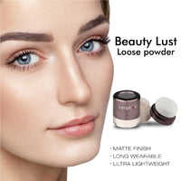 Lenphor Matte Loose Powder For Face – Beauty Lust 4.8g