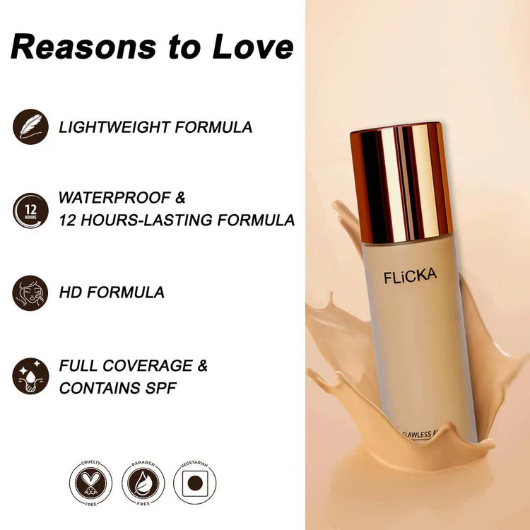 Flicka Flawless Femme HD Liquid Foundation