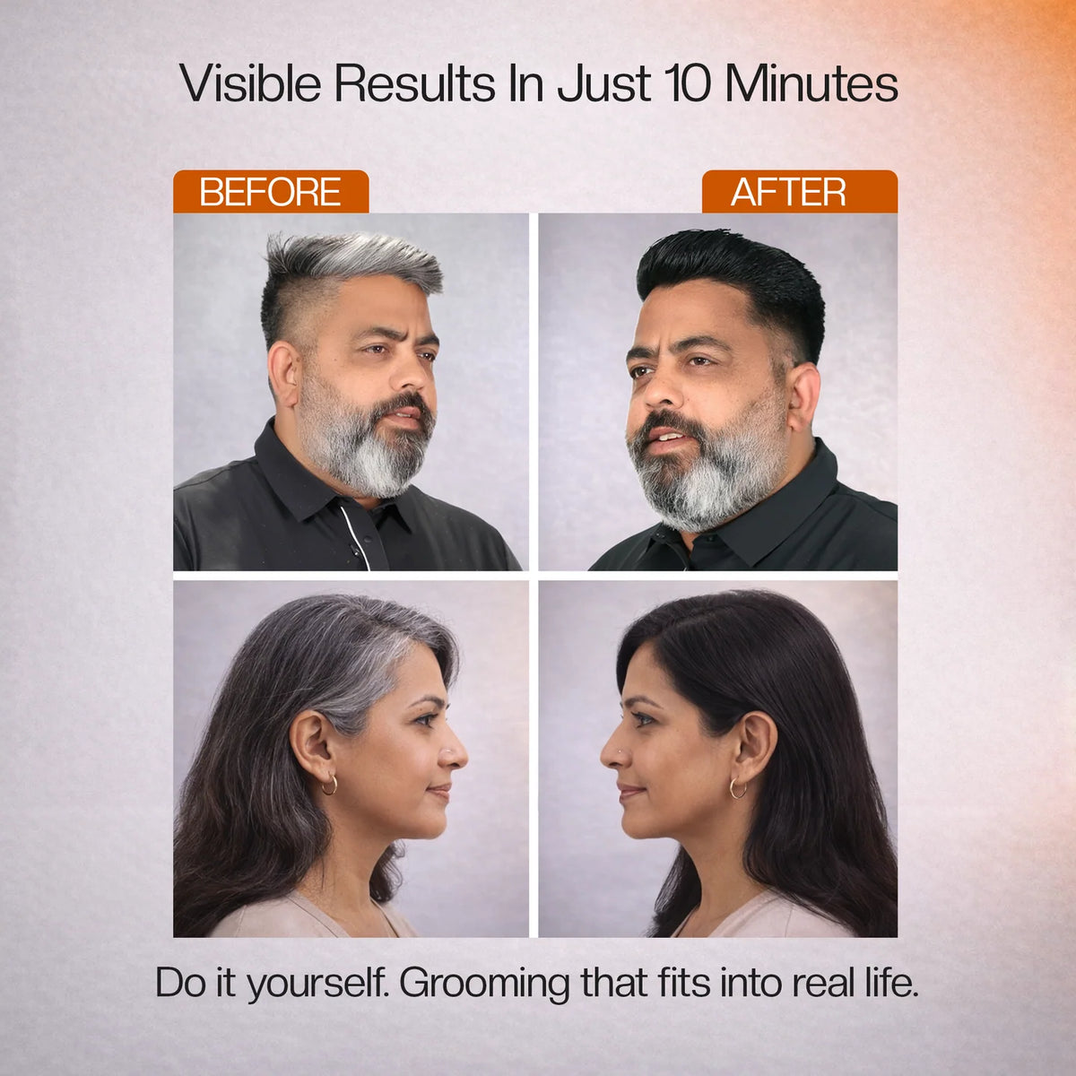 Proads India's First Click & Comb Hair Color 400ml