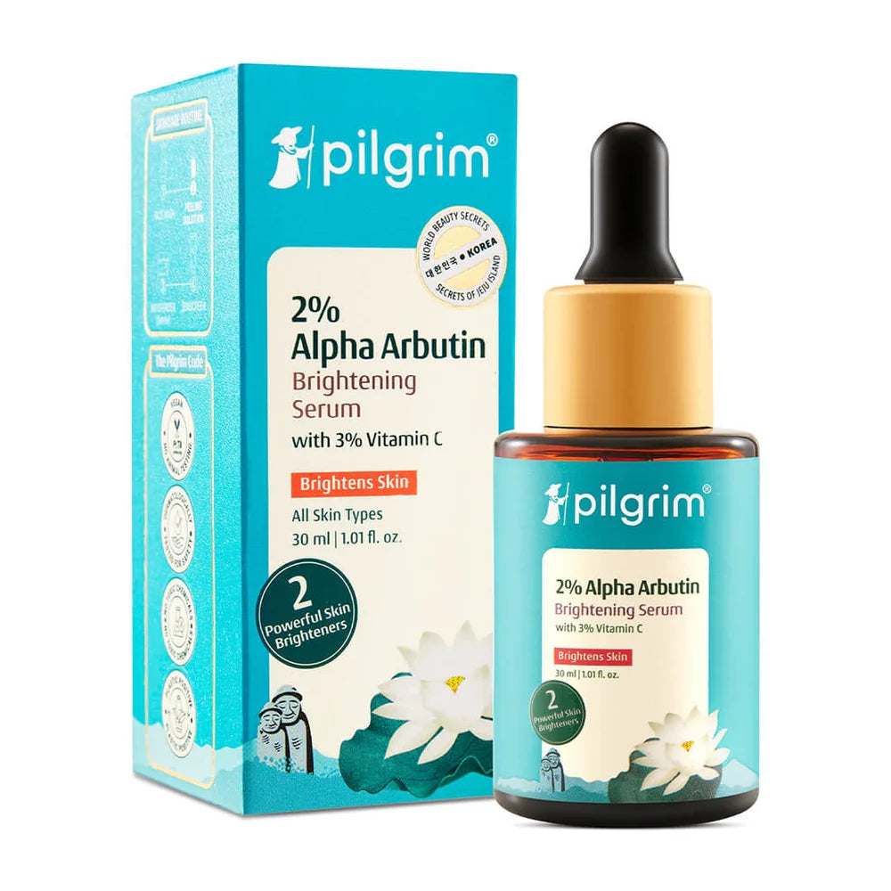 pilgrim 2% Alpha Arbutin Brightening Serum With 3% Vitamin C 30ml