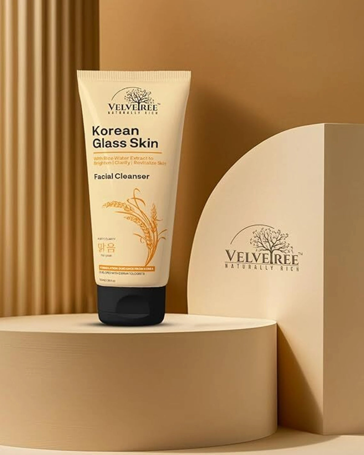 Velvetree Korean Glass Skin Facial Cleanser 100ml