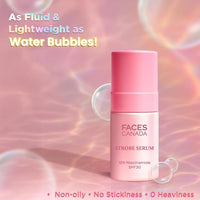 Faces Canada Strobe Serum | Brightening Serum + Strobe Cream + SPF 30 Sunscreen | 10% Niacinamide 27ml