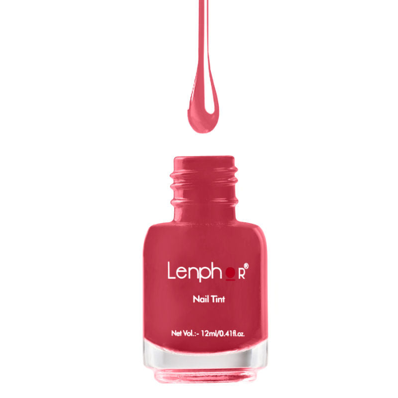 Lenphor Nail Tint - Drunken Pink (12ml)