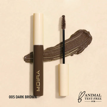 MOIRA Brow Defying Mascara (005, Dark Brown)  6.3ml