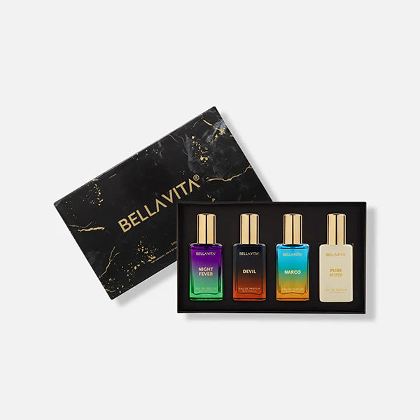 BELLA VITA Unisex Scents Gift Set - 4 x 20ml