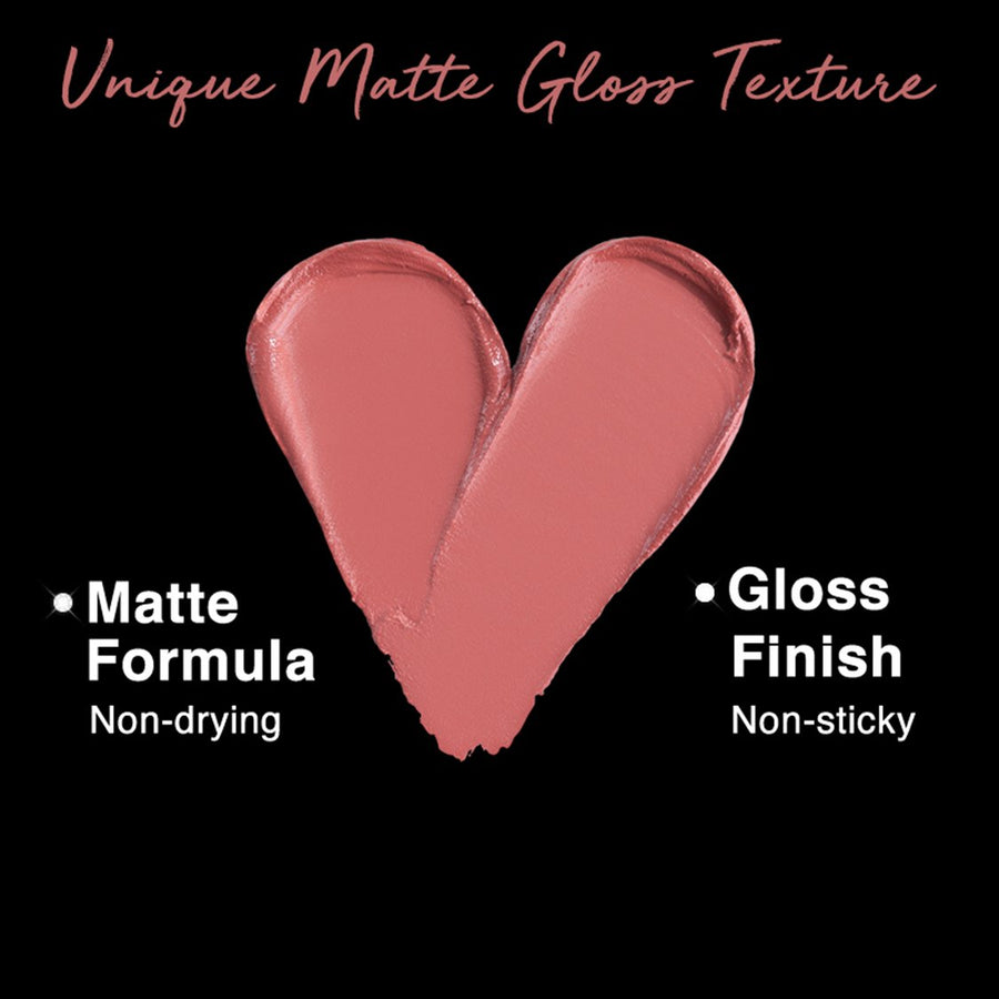 NYKAA Matte Gloss Full Coverage Lip Gloss - Fun Lover ( 3.5ml )