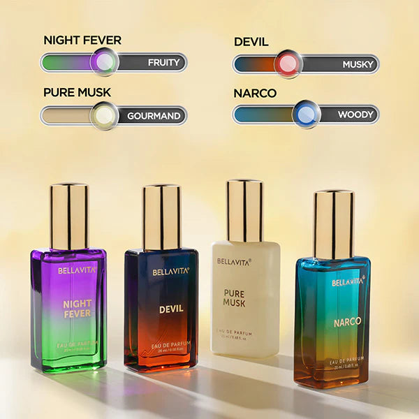 BELLA VITA Unisex Scents Gift Set - 4 x 20ml