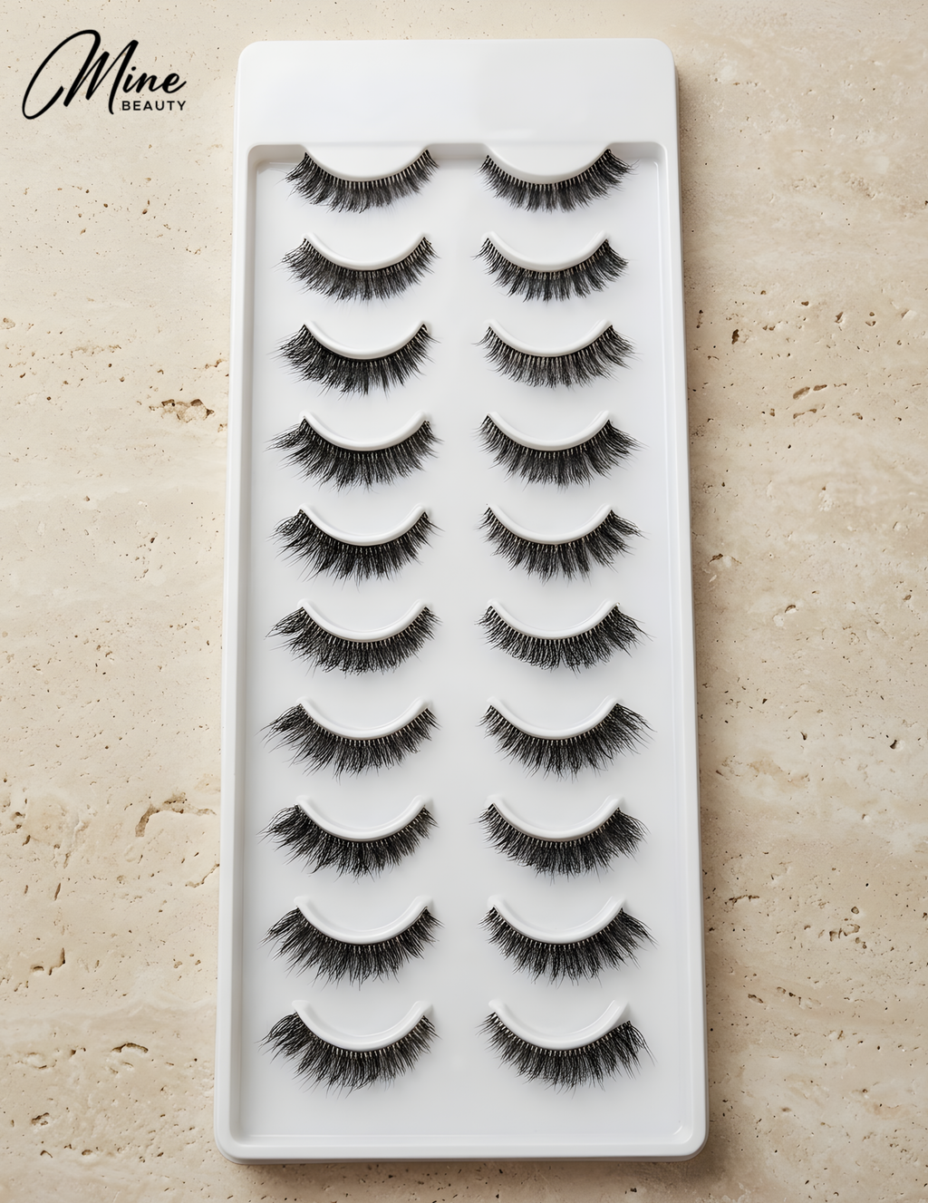 Mine Beauty Premium Mink Eyelashes 10 Pairs