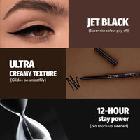 MARS Won't Smudge Won't Budge Kajal - Black (0.35g)