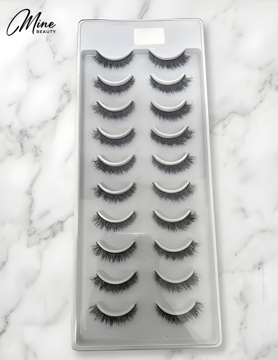 Mine Beauty Premium Mink Eyelashes 10 Pairs