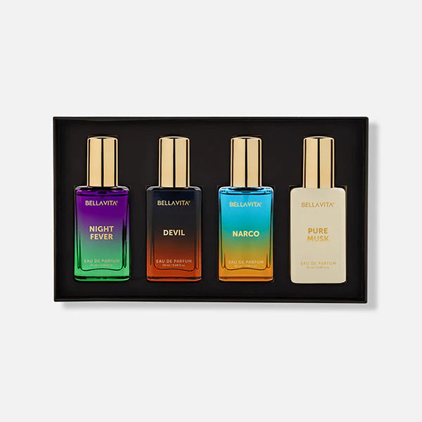 BELLA VITA Unisex Scents Gift Set - 4 x 20ml