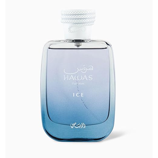 Rasasi Men's Hawas Ice Eau De Perfume Spray 3.38 oz Fragrances 100ml
