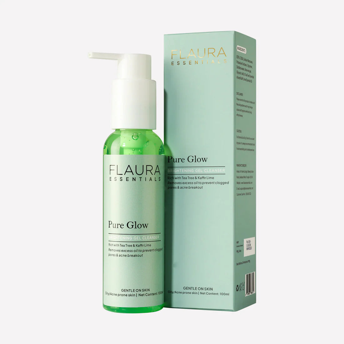 FLAURA ESSENTIALS Pure Glow – Brightening Face Cleanser