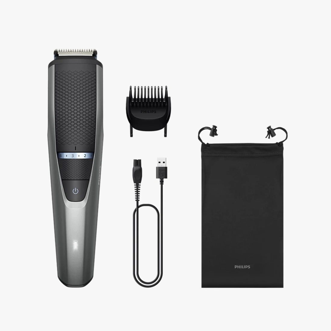 PHILIPS BT3421/15 Trimmer 60 min  Runtime 20 Length Settings (Grey)
